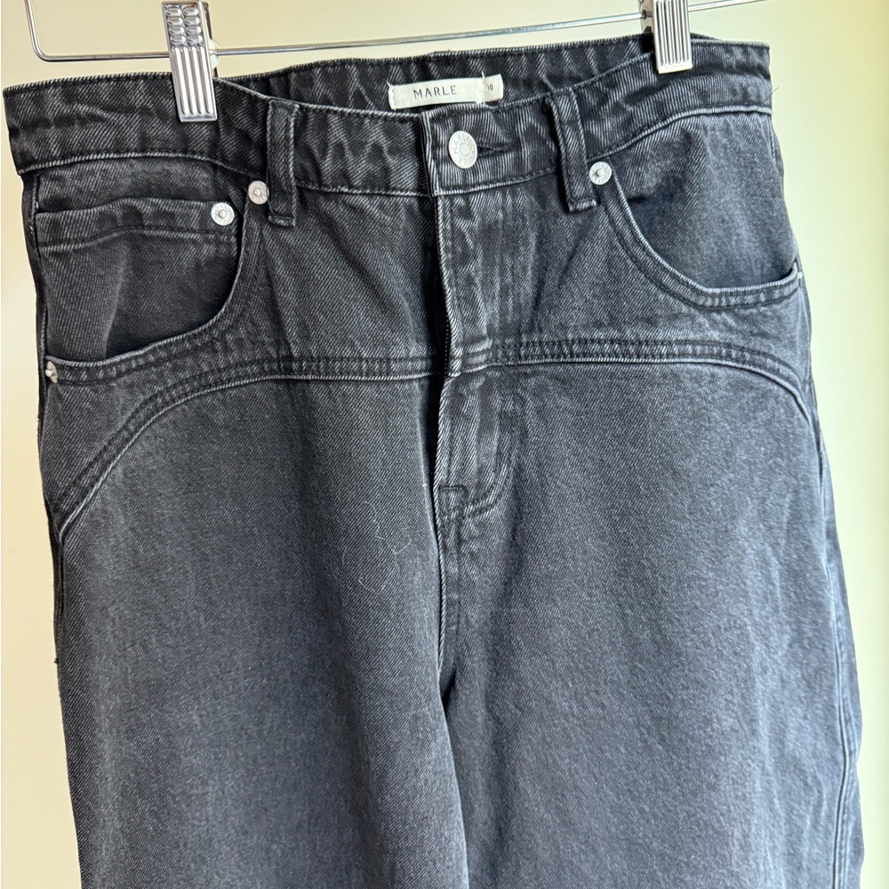 MARLE Organic Curve Jean in Washed Black - size US 28 - Picture 6 of 10